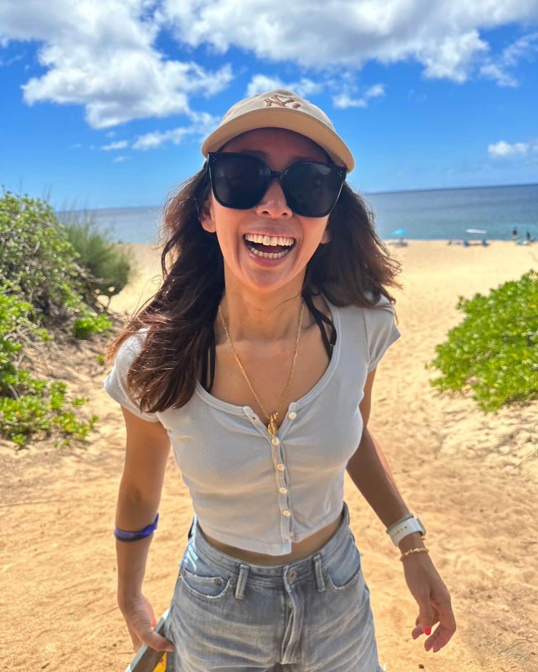 野沢和香のインスタグラム：「毎日暑いーねー🫠 けどやっぱり夏大好き☀️🙌」