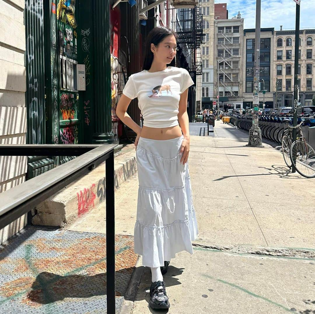 ジェニーのインスタグラム：「NYC ☁️」