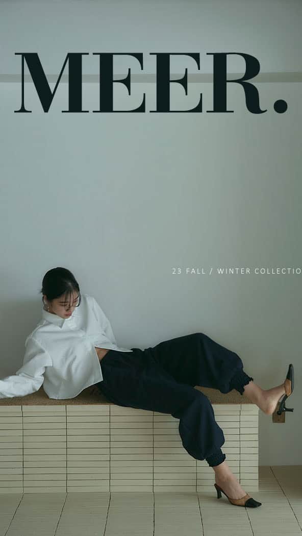 山内一世のインスタグラム：「23 FALL/WINTER PRE ORDER 8/27(sun.)23:59まで📌  yumie/155cm, zu/158cm, aki/165cm  #meer_23aw」