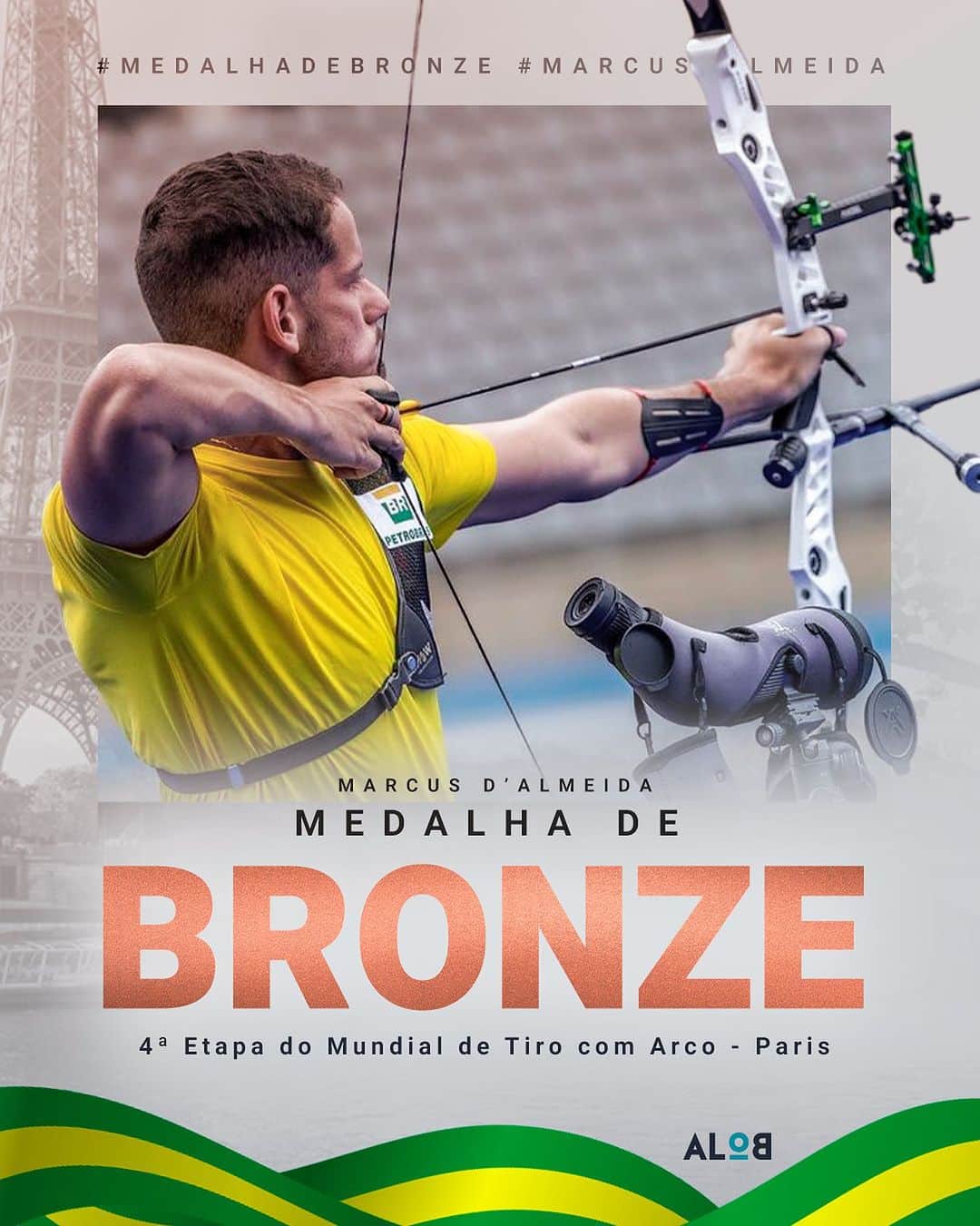 のインスタグラム：「Só tenho a agradecer por tudo que está acontecendo🙏🏻 Obrigado todo mundo que torceu por mim 🇧🇷 . @petrobras #TimePetrobras @cdafab @wiawis_archery @beiterarchery @truball_axcel @timebrasil @clubedisparabrasil @brasilarco.oficial #BolsaAtleta @esportegovrj」