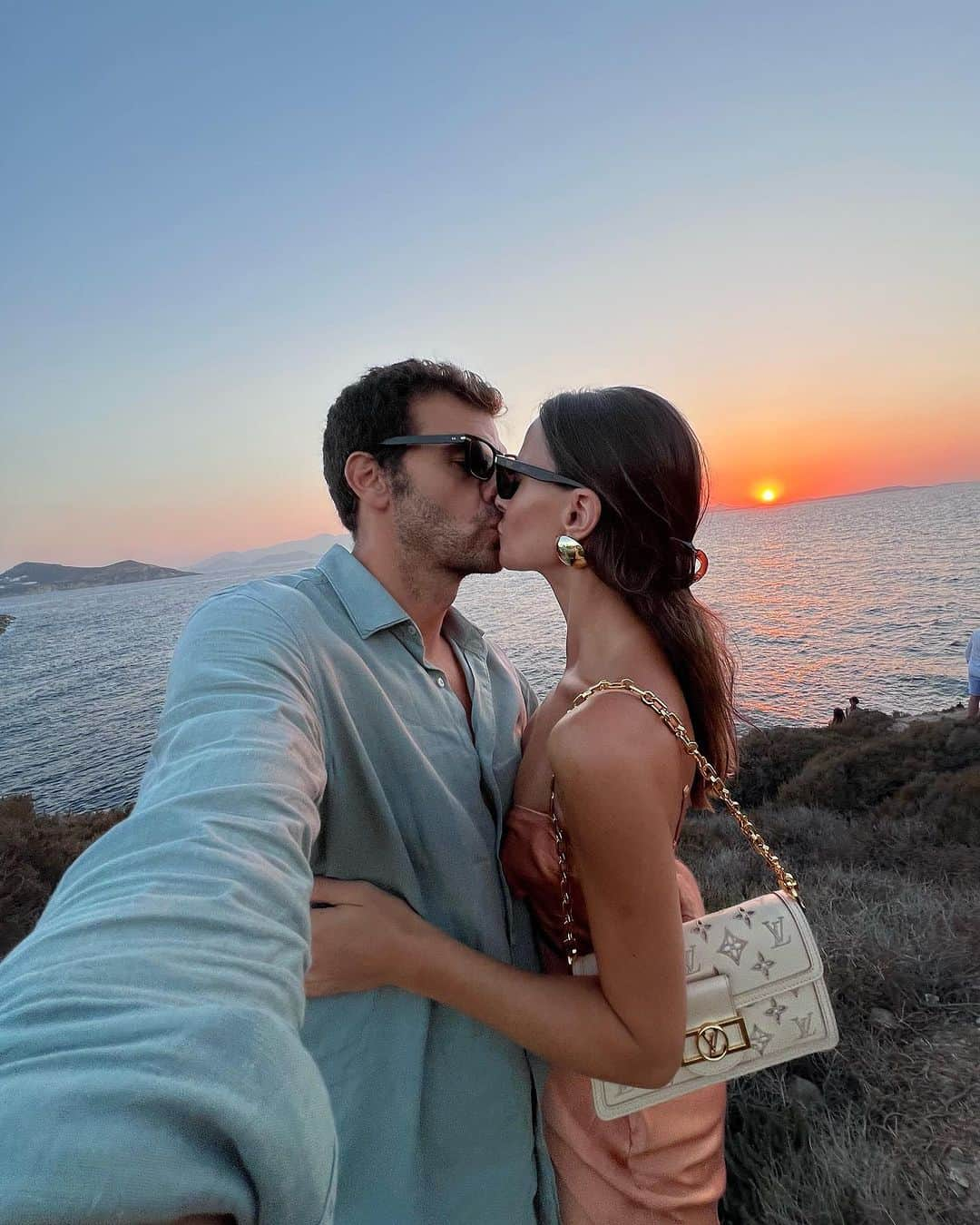 Zina Charkopliaのインスタグラム：「Chasing sunsets in Naxos #Naxos #Sunset #Greece #Love #Island」