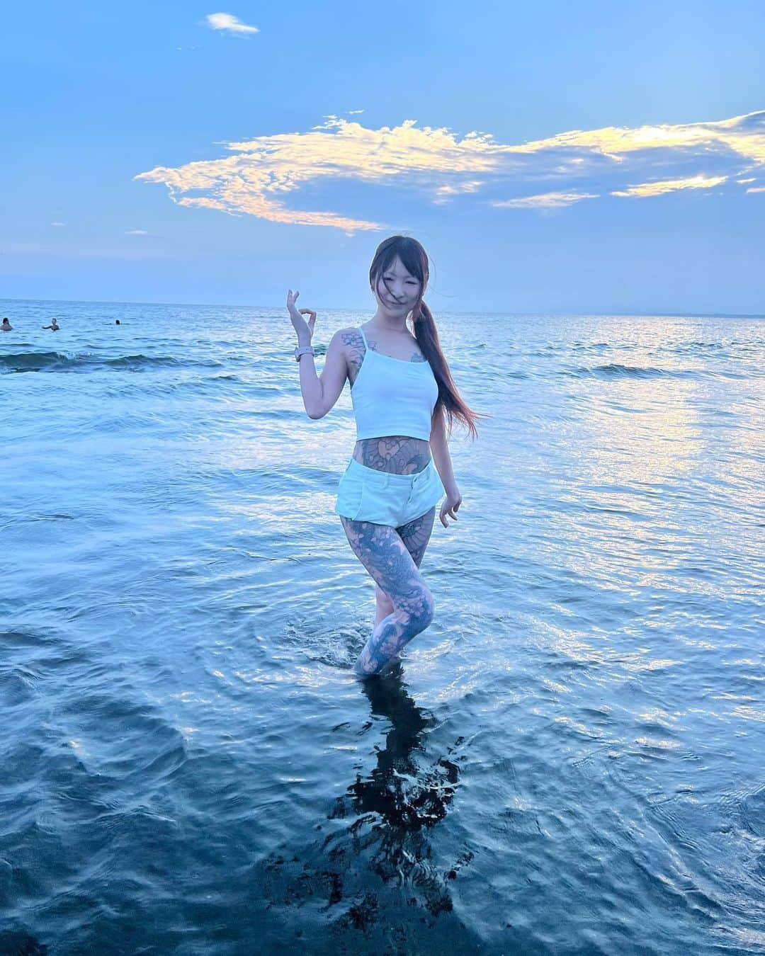 松田ゆう姫さんのインスタグラム写真 - (松田ゆう姫Instagram)「今年の初海で学校行ってるから一番遊んでない夏 夏を楽しんだ最高  #江ノ島」8月20日 17時00分 - yu________k1