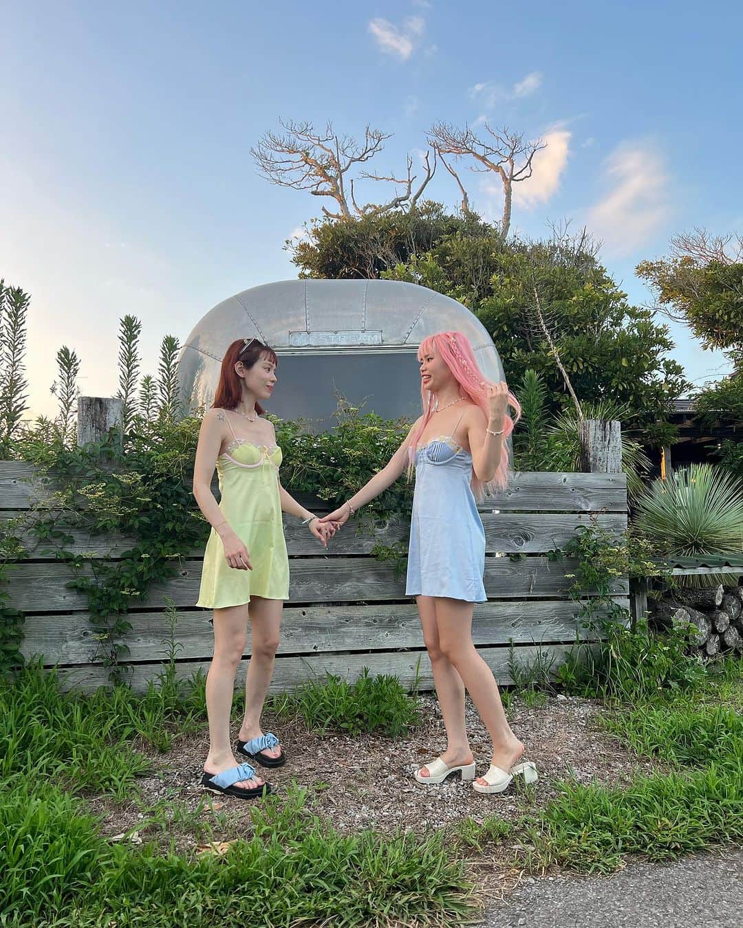 瀬戸あゆみさんのインスタグラム写真 - (瀬戸あゆみInstagram)「Matching Girls🩵🩷🪽 with ...
