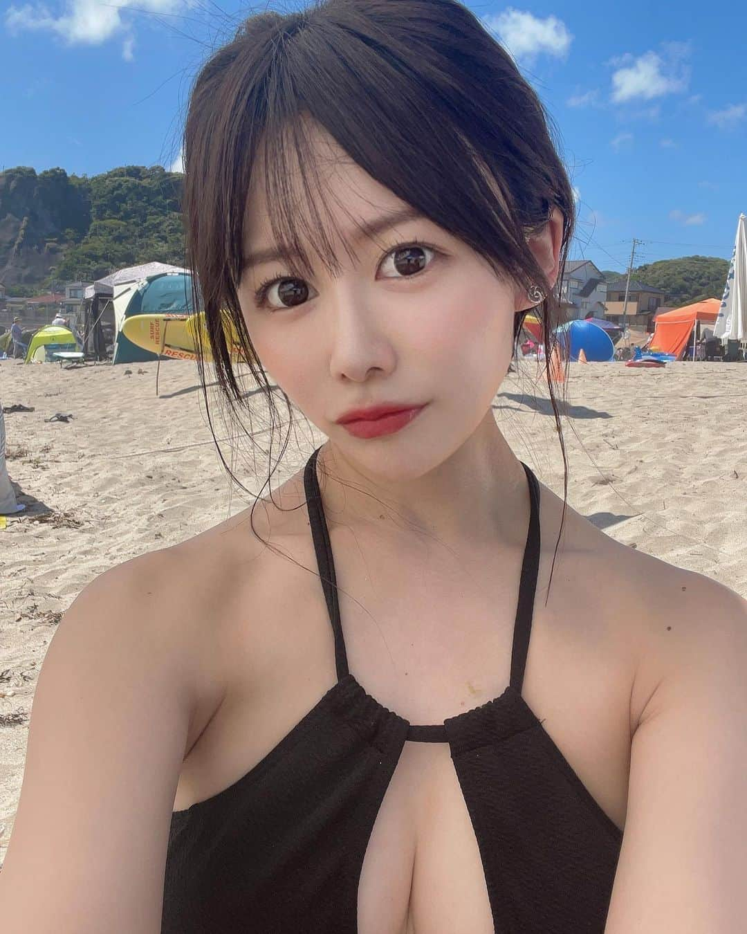 かめだなつみさんのインスタグラム写真 - (かめだなつみInstagram)「7.29🩵🪼🌊  激暑でした🥺🥵 でも海は透き通ってるし🛟 とても素敵なキッチンカー🚚に出会いました♡ . . . #守谷海水浴場 #千葉 #海 #beach #水着 #swimwear #夏 #summer #followme #f4follow  #ootd #instagood  #커플티 #남친룩 #팔로우 #선팔하면맞팔 #fff #l4like #selfie  #couplegoals #couple #date #couplephoto #網美 #随手拍 #좋아요반사 #셀카 #좋아요 #맞팔 #데일리」8月20日 18時08分 - kamenatsu0614