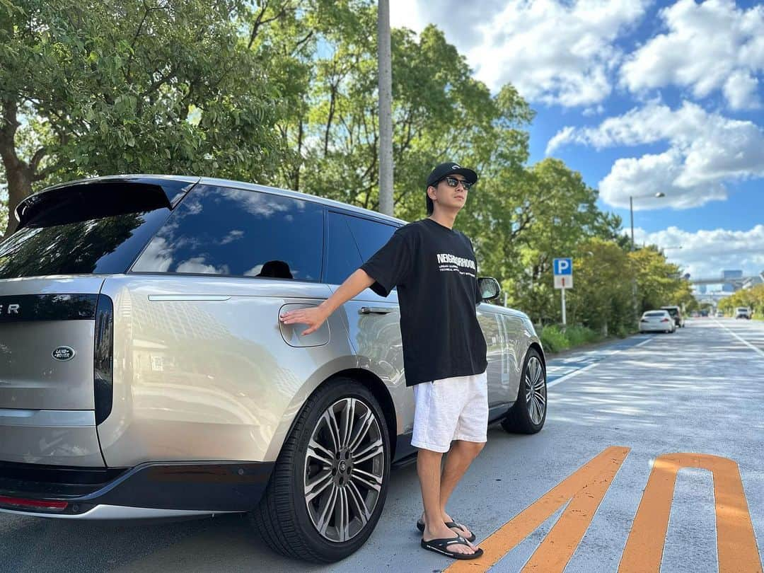 三浦翔平さんのインスタグラム写真 - (三浦翔平Instagram)「🚗🚗  THE NEW RANGE ROVER @landrover  @landroverjpn  #rangerover」8月20日 18時23分 - shohei.63