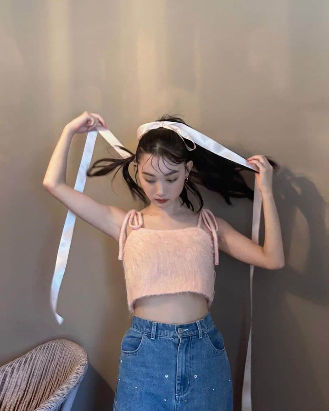 新野尾七奈さんのインスタグラム写真 - (新野尾七奈Instagram)「👗 @niceclaup_official_  💄 @myk.____」8月20日 18時46分 - nanagirl7