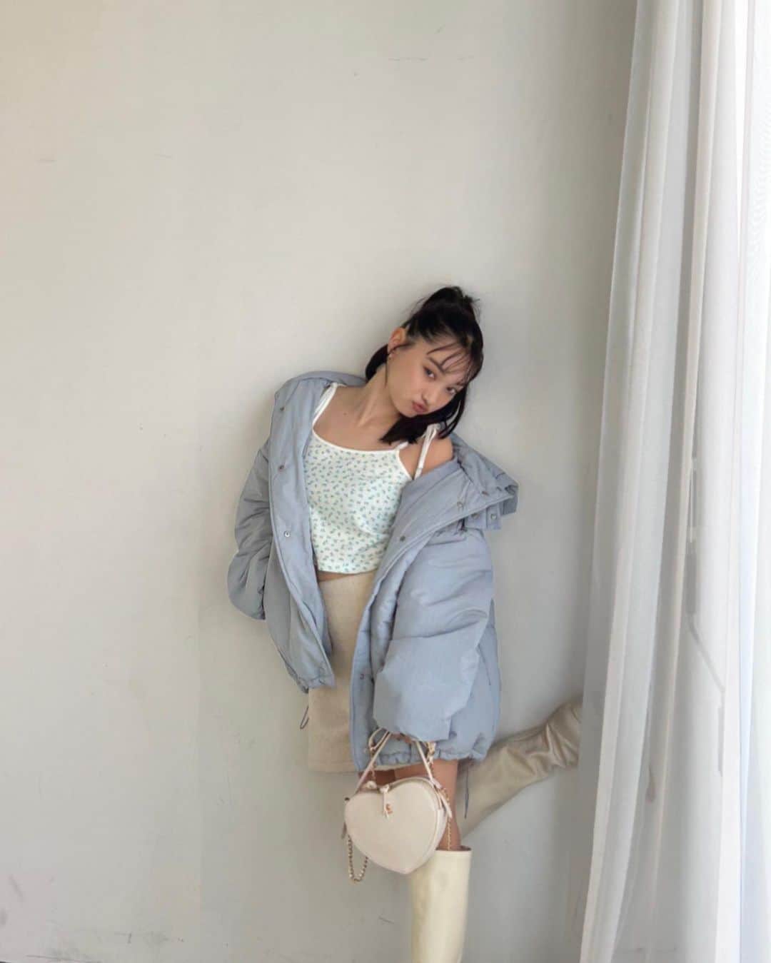 新野尾七奈さんのインスタグラム写真 - (新野尾七奈Instagram)「👗 @niceclaup_official_  💄 @myk.____」8月20日 18時46分 - nanagirl7
