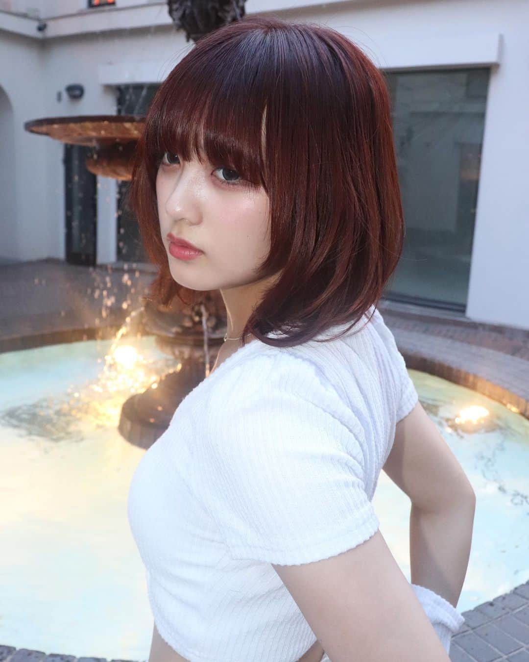 あみち。さんのインスタグラム写真 - (あみち。Instagram)「@y__gin しゃんに髪の毛してもらって写真撮ってもらった^._.^」8月20日 19時19分 - ami_._._suzuki