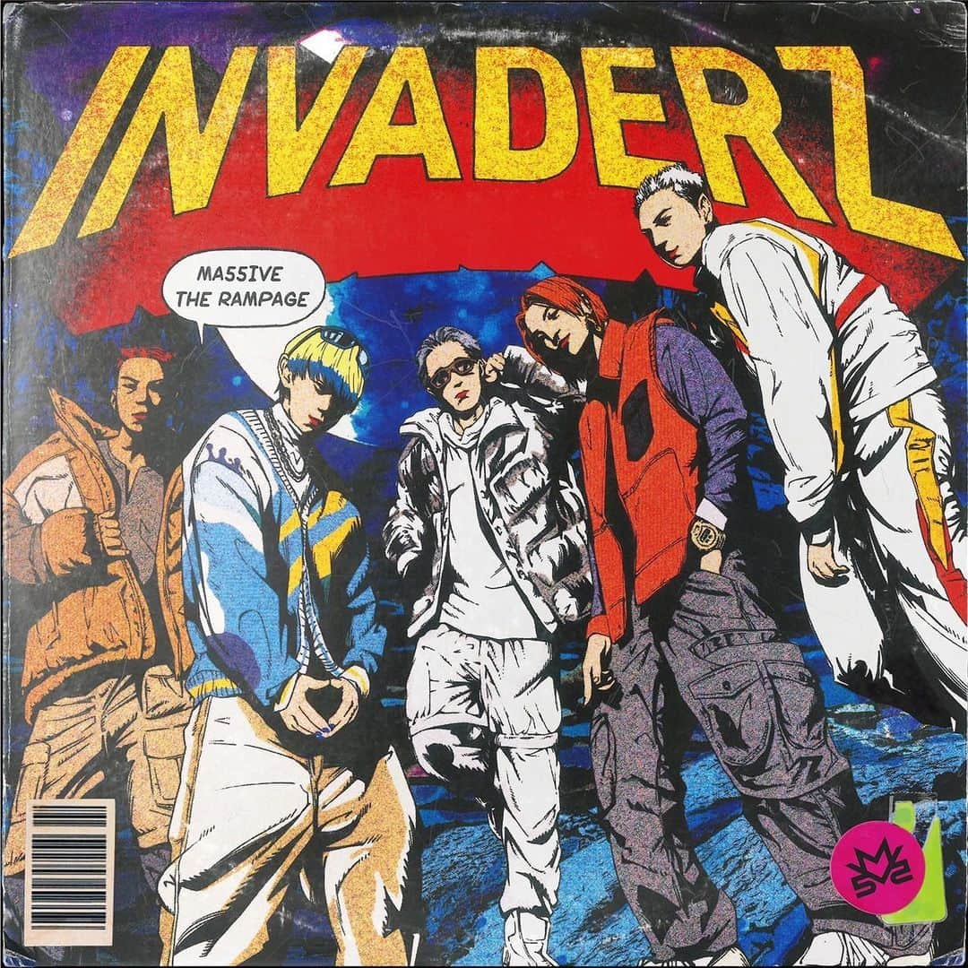 LIKIYAのインスタグラム：「👾👾👾 MA55IVE「INVADERZ」  MA55IVEから初のCDリリース🚀🔥 皆さん9/13発売なので是非チェックして下さいね🙋‍♂️ リリースパーティーも楽しみです✨  #MA55IVE #INVADERZ」