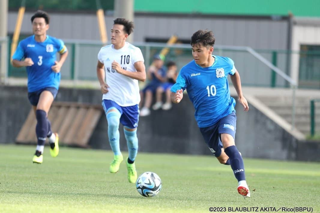 ブラウブリッツ秋田のインスタグラム：「***  ⚽️Training Match⚽  🆚新潟医療福祉大学 📅8月20日(日)15時30分 ⏱️45分×2 ✅秋田0-4新潟医療福祉大学  #ブラウブリッツ秋田  #シン秋田一体  #blaublitzakita #J2 #Jリーグ #jleague #DAZN #football #⚽️ #athleta」