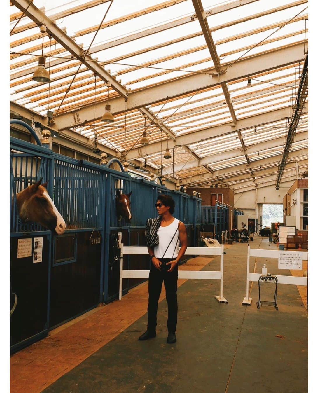 山中海輝さんのインスタグラム写真 - (山中海輝Instagram)「Past few. 保護馬たちの輝けるセカンドライフを築き、殺処分のない未来を目指して運営されている　@nasufarmvillage に行ってきました。」8月20日 20時37分 - kaikiyamanaka