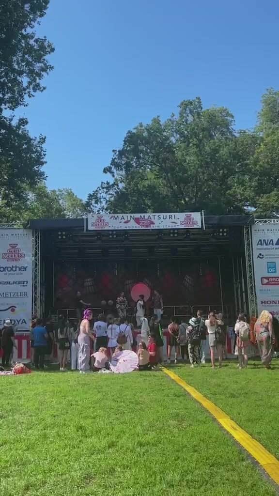 のインスタグラム：「2023.08.20 Nagie Lane LIVE at Main MATSURI  Vielen Dank!!!」