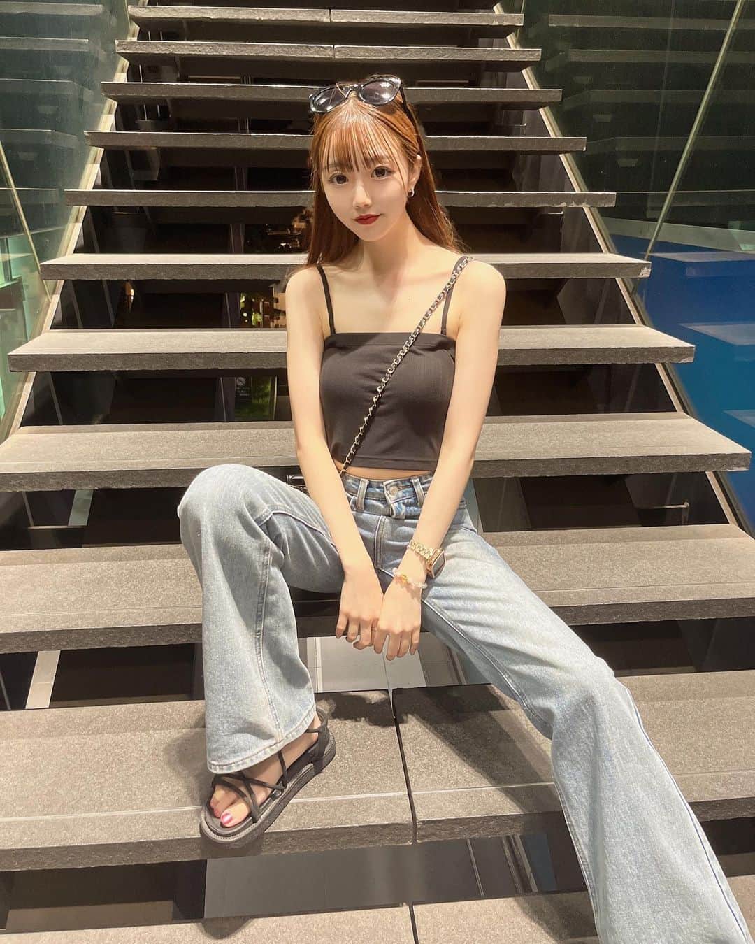 虹川葵のインスタグラム：「・ もう夏が終わる気がして寂しい🫠」