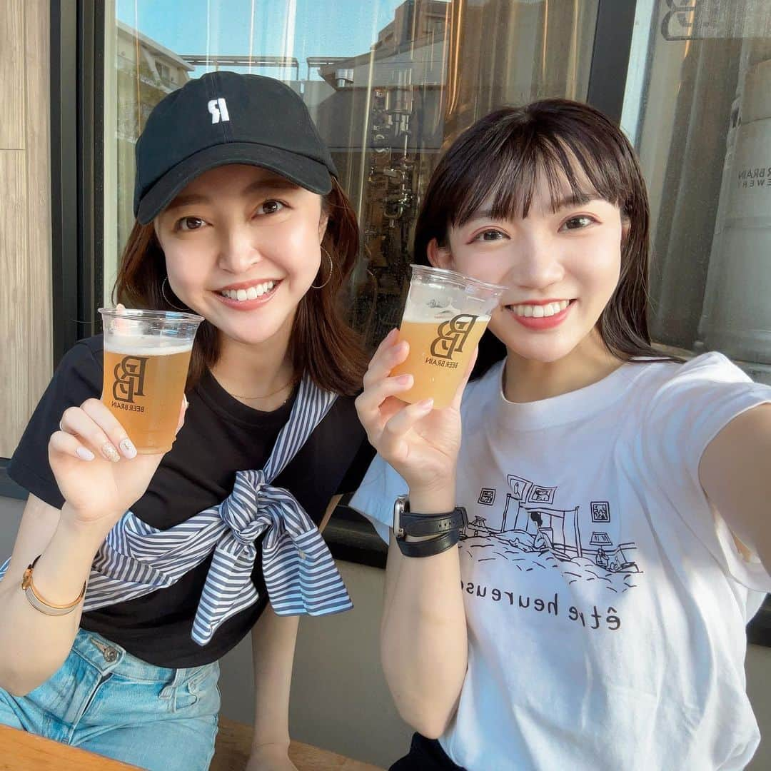 柳田菜月さんのインスタグラム写真 - (柳田菜月Instagram)「夏の外で飲むクラフトビールは 最高すぎる🍺 日本の夏を満喫できました♡ . 幼馴染がたくさん写真を撮ってくれた🫢 . #クラフトビール専門店  #夏満喫 #🍺❤️  #beer #summertime  #bestfriend」8月20日 21時00分 - natsuki.3190