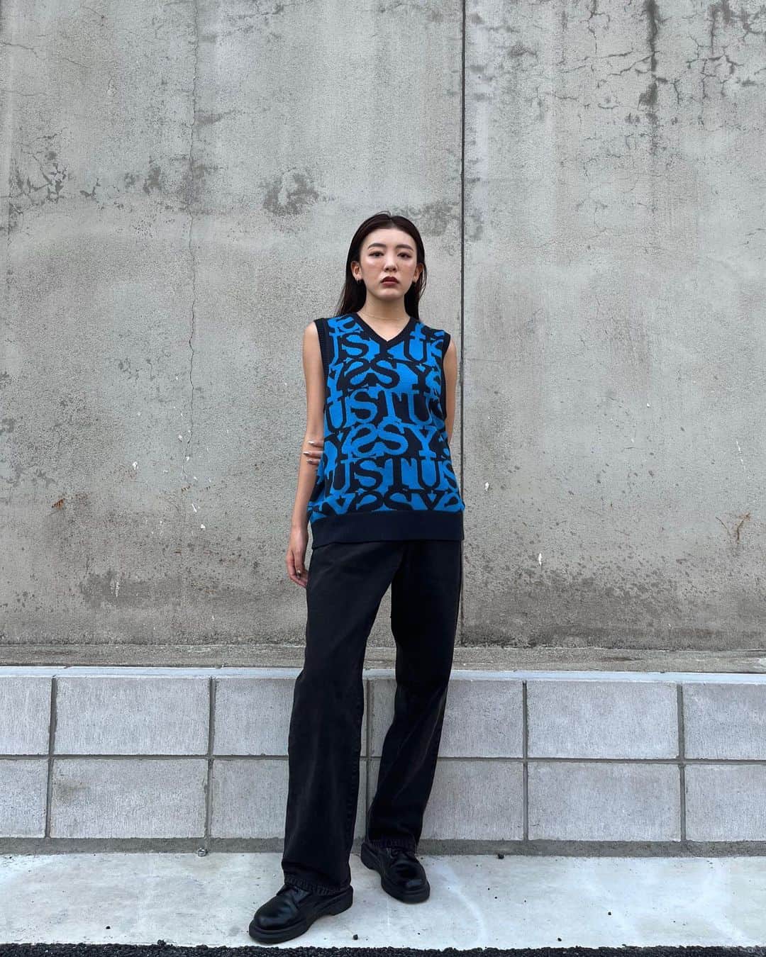 近藤沙良のインスタグラム：「FALL "23 🍂💙 #stussy」