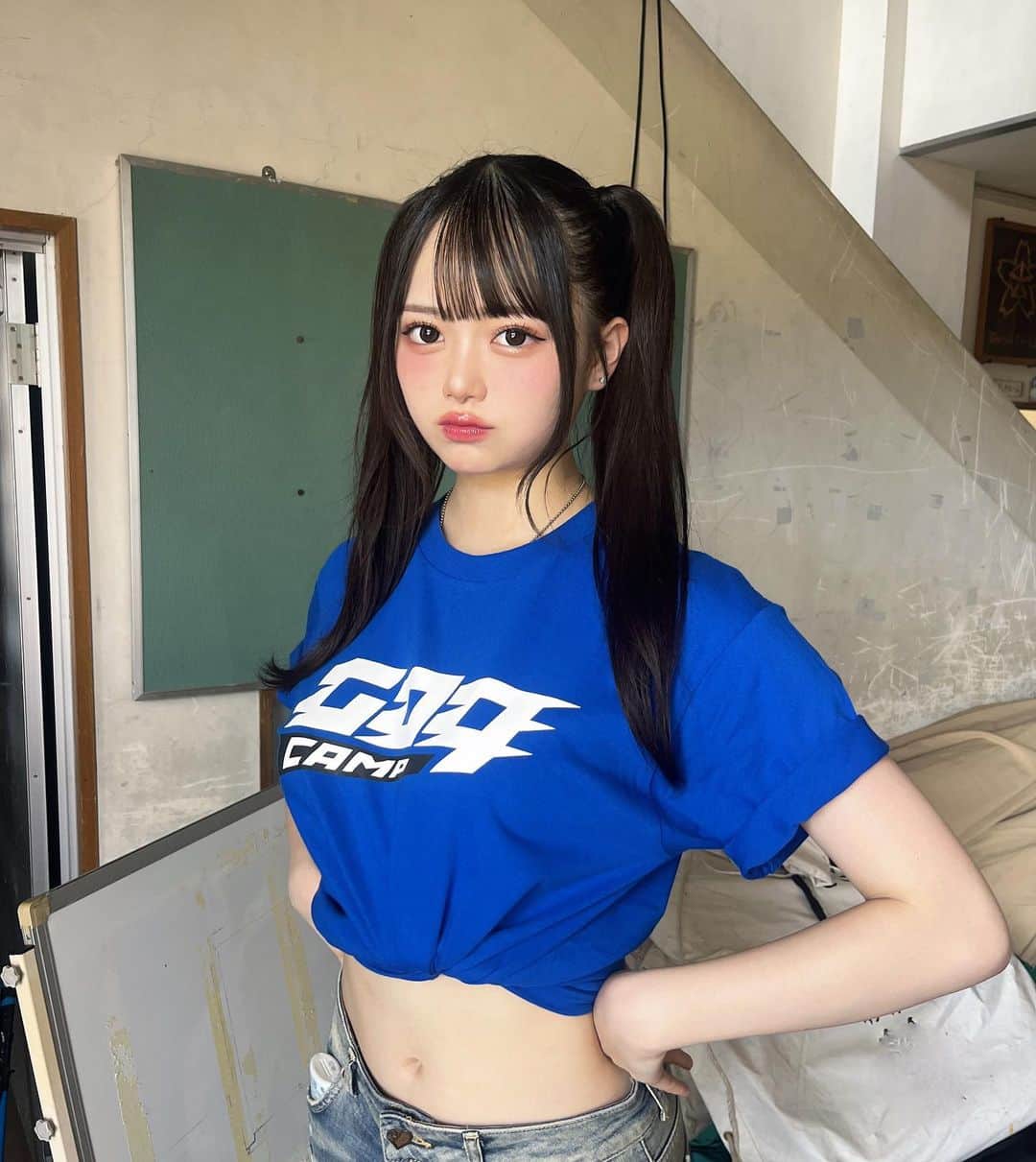黒田楓和のインスタグラム：「ふうわとサボっちゃお ♡⛺️   #NMB48 #04  #04년생  #fypシ  #fyp  #ツインテール  #アイドルヘア  #キャンプ  #instagood  #follow」