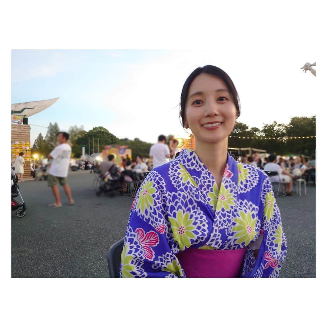 小野彩香のインスタグラム：「夏を満喫した週末🌻  暑い日が続きますが、 体に気をつけて お過ごしください🫠  #夏 #浴衣」