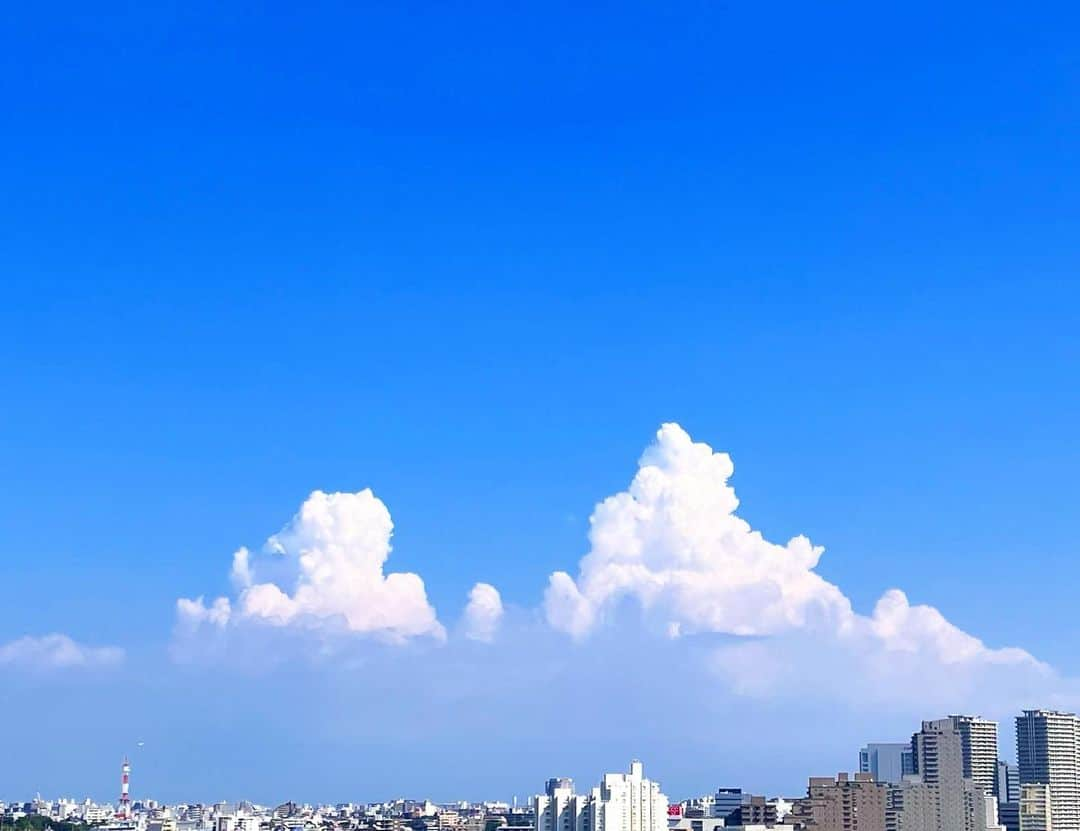 しおやてるこさんのインスタグラム写真 - (しおやてるこInstagram)「夏の雲  #夏 #なつぞら #にゅうどうぐも」8月20日 21時35分 - shiochin1129