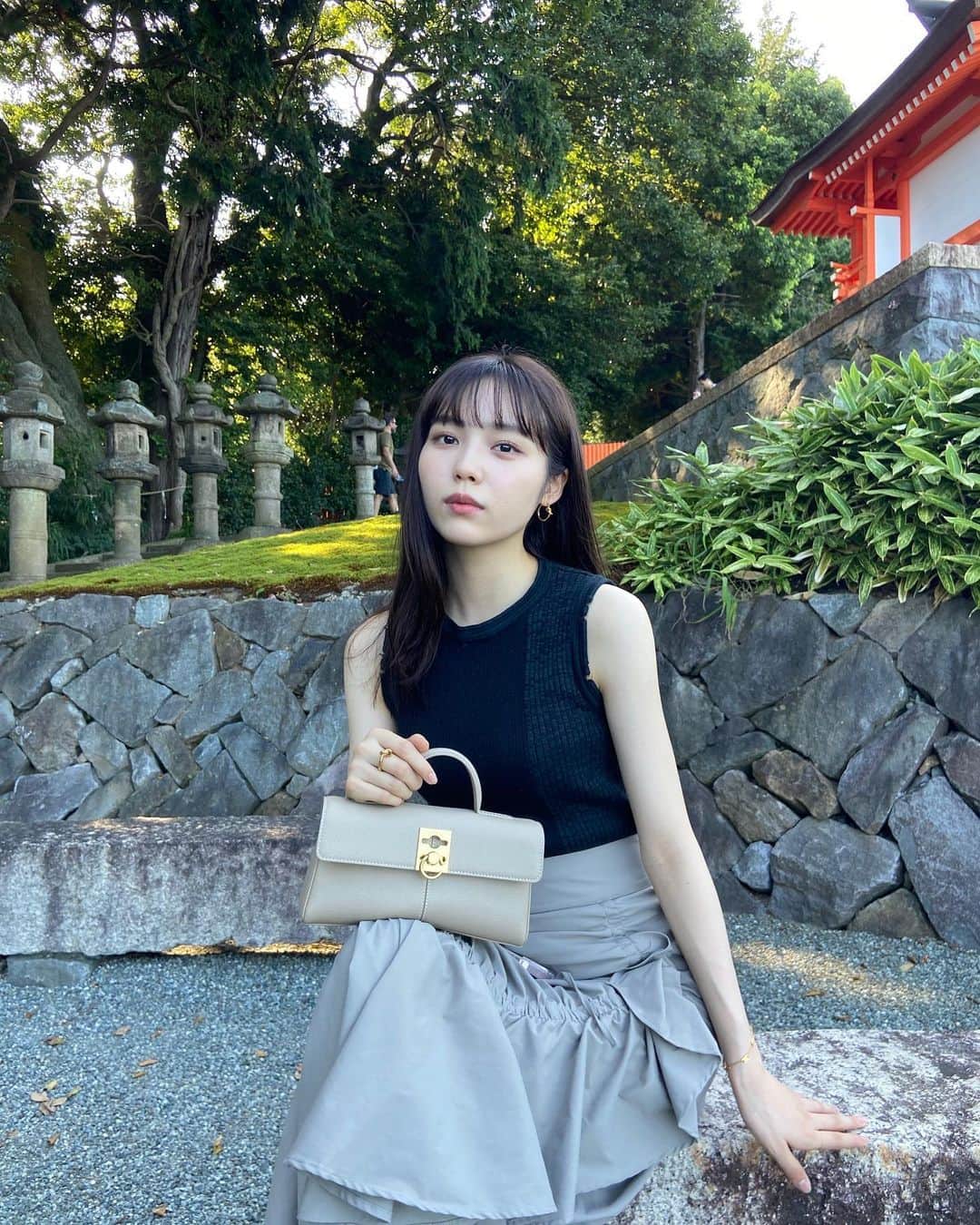 秋田汐梨のインスタグラム：「ㅤ 心が浄化された日🍃  #mycafune #カフネバッグ」