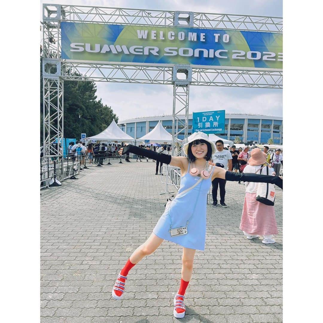 秋乃ゆにのインスタグラム：「オリジナルラブとリアムとケンドリック・ラマー いえーい🤟🏻  #サマソニ #サマソニ2023  #summersonic #summersonic2023」
