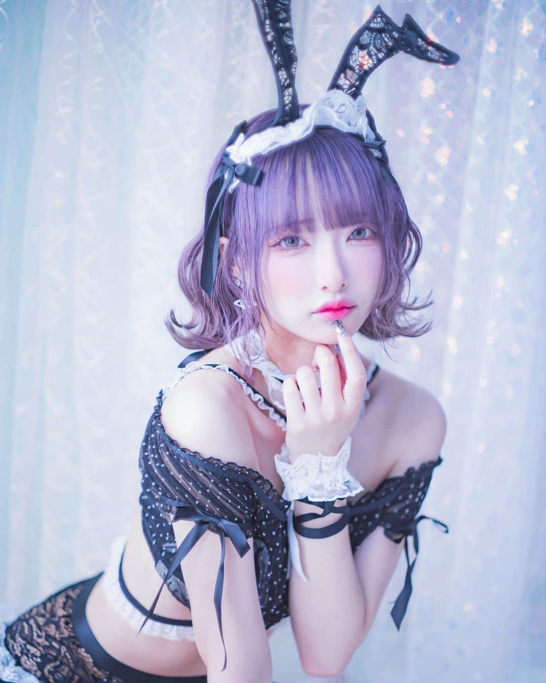 紫苑りんかのインスタグラム：「ひとりにしないで . . . . . #コスプレ #コスプレ女子 #自撮り界隈 #自撮り女子 #うさぎコスプレ #バニーガール #japanesegirl #cosplay #cosplayer」