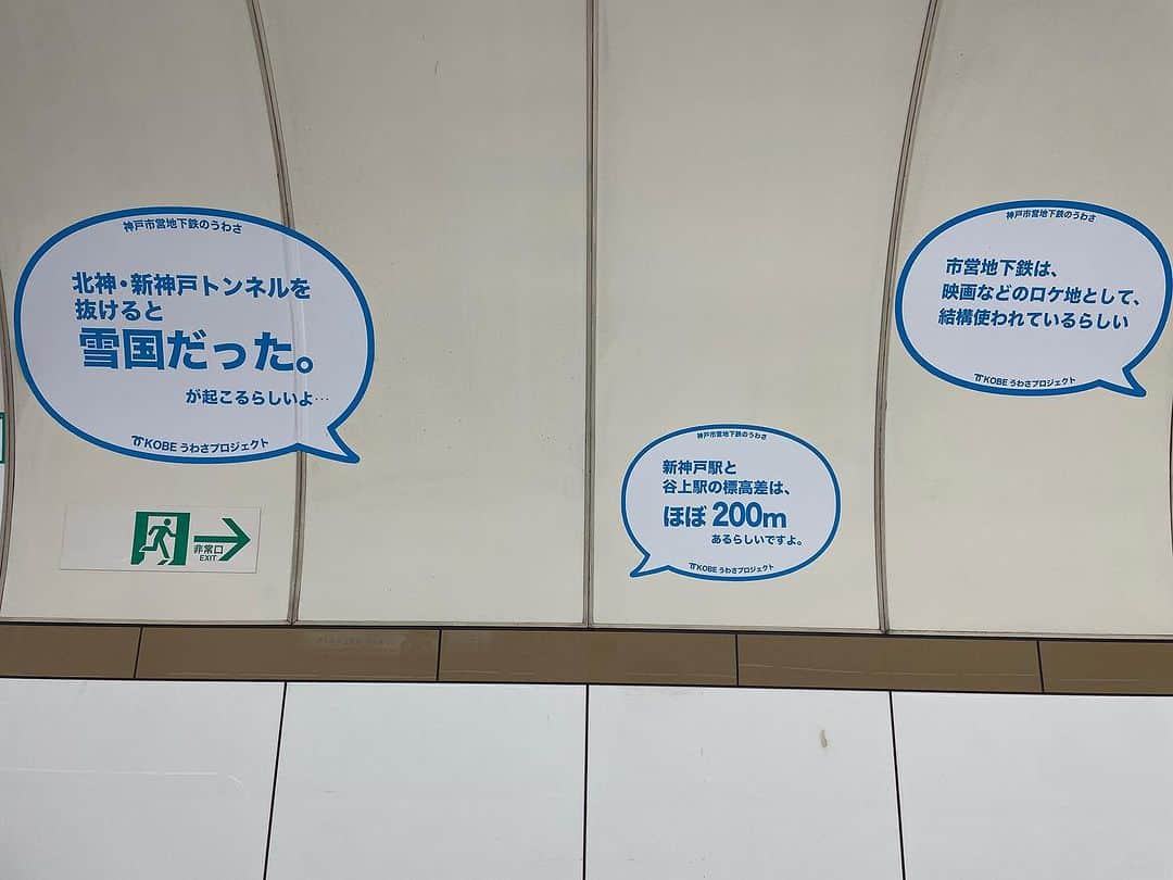 伊藤桃さんのインスタグラム写真 - (伊藤桃Instagram)「【#神戸市営地下鉄 】 新長田駅でおりたのは… 鉄人28号…ではなく… 神戸市営地下鉄をゆる乗り鉄するためでしたー！ 2枚目: 車内にはオリックス・バファローズの選手の写真が！！ 沿線の総合運動公園にオリックスのホームグラウンドがあるからだそう。 * 3枚目: 車両基地🚉 4枚目: 地下鉄、なのに新幹線の上を通るシーン 5枚目: 郊外の町ののどなな様子 * 6枚目: と、みつつ… 終点西神中央駅にとうちゃく！ 7枚目: トンネルの先の終着駅 ふんいきよき！！ * 改札を出てアイスをたべてから再びおりかえし！笑 8枚目: 神戸三宮駅にはこんなウンチクがたくさんはられてました 9枚目: シックな雰囲気が街によくあう阪急神戸三宮駅 * 短い区間でしたが思いつき乗り鉄出来て良かった1日でした😇‼️ #神戸市営地下鉄西神山手線 #オリックスバファローズ」8月20日 21時55分 - itomomo_tetsu