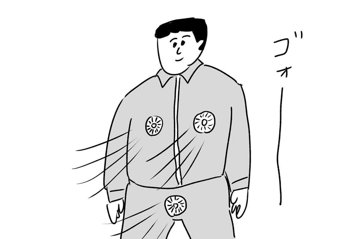 おほしんたろうさんのインスタグラム写真 - (おほしんたろうInstagram)「涼しいけど . . . . . #おほまんが#マンガ#漫画#インスタ漫画#イラスト#イラストレーター#イラストレーション#1コマ漫画#空調服」8月20日 22時22分 - ohoshintaro