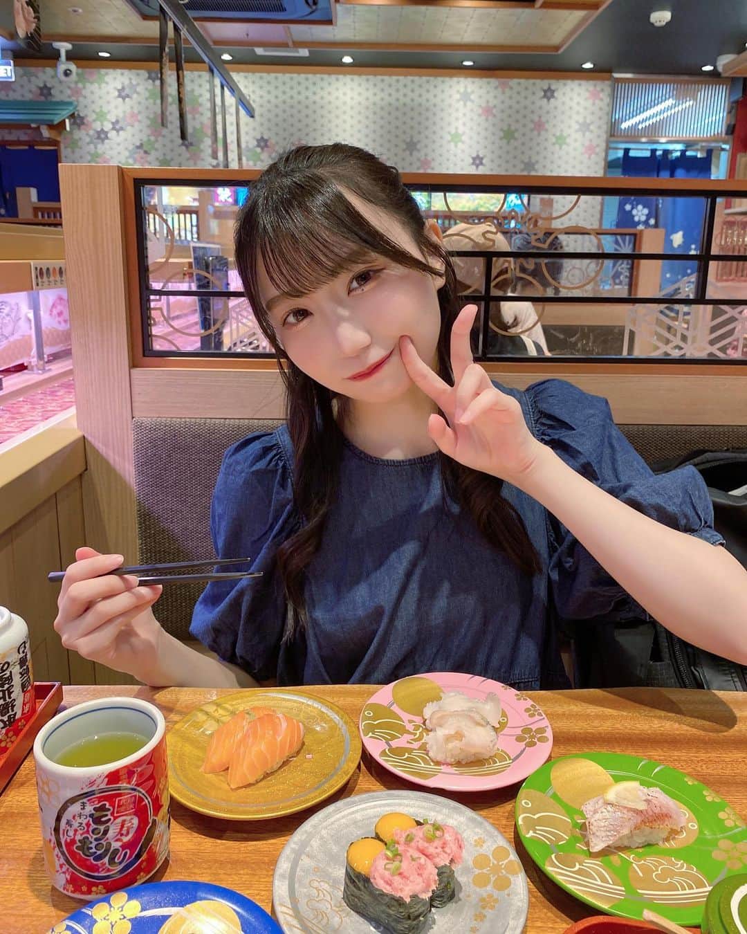 苗加結菜のインスタグラム：「しあわせ〜〜( ´ ` )」