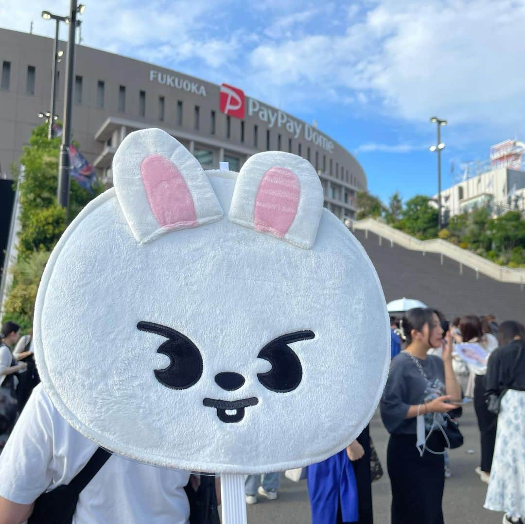 山口愛実のインスタグラム：「16.17日にstraykidsのライブ行ってきた♡♡  これで2回目のライブだけどたまらん😍😍  とりあえずハンくん爆イケで…♥️ 推しのリノは全部が爆イケで…😍😍 しかも大好きなソロ曲を歌ってくれて泣いた…😢 そして未だにスキズロス🤣🤣  今回ライブは16日だけの参戦だったけど、17日に従兄弟の嫁と甥っ子が大阪から参戦🎶 なかなか会う事ないから会いに😊 まさかの18年ぶりの再会に嫁とはお互い変わったね‪*～‎‪𐤔𐤔‬っていいつつ、小学校にあがる前の甥っ子が立派な青年になってて、おばちゃんは泣きそうになりました🤣🤣  今回もたくさんのお友達に会えたし、お友達も増えたし… 早くまたライブに行きたい…‎‪𐤔𐤔‬」