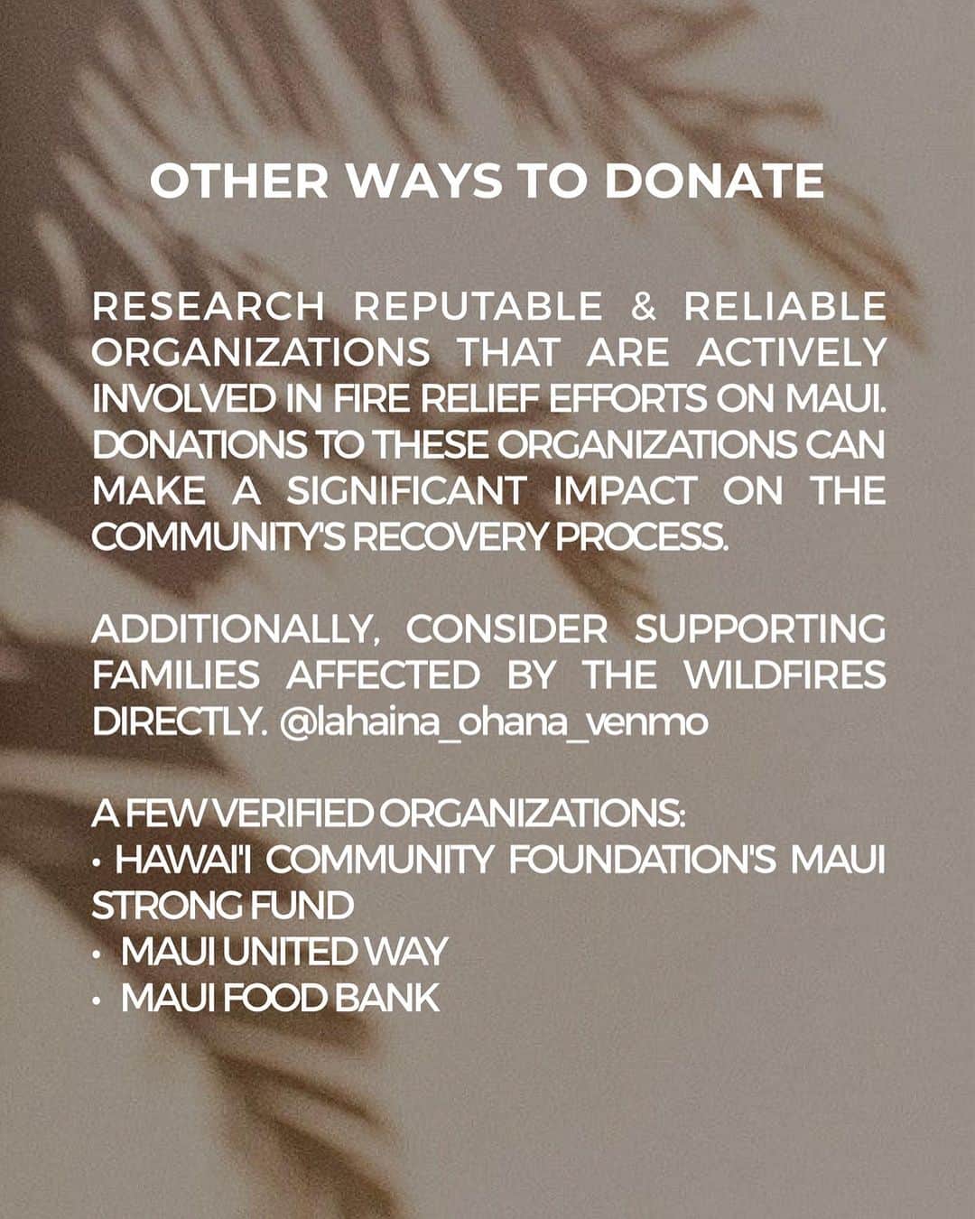 マリア・マニュエルさんのインスタグラム写真 - (マリア・マニュエルInstagram)「MAUI 🫶🏽  As the tragedy of the wildfires continues to unfold on our beloved neighbor island of Maui, we are doing our best to support in the capacity we can.   Our goal is to help provide a positive and therapeutic outlet for those on Maui during these trying times.   In collaboration with @hsakauai @kauaiboardriders & @didyousayrainbow we are collecting surfboards for the keiki and families of Lāhainā & Kula.   We encourage you to join us in supporting the beautiful Maui community. DM @krisyzietz @didyousayrainbow or @hsakauai for additional information & ways you can contribute.」8月21日 3時21分 - maliamanuel