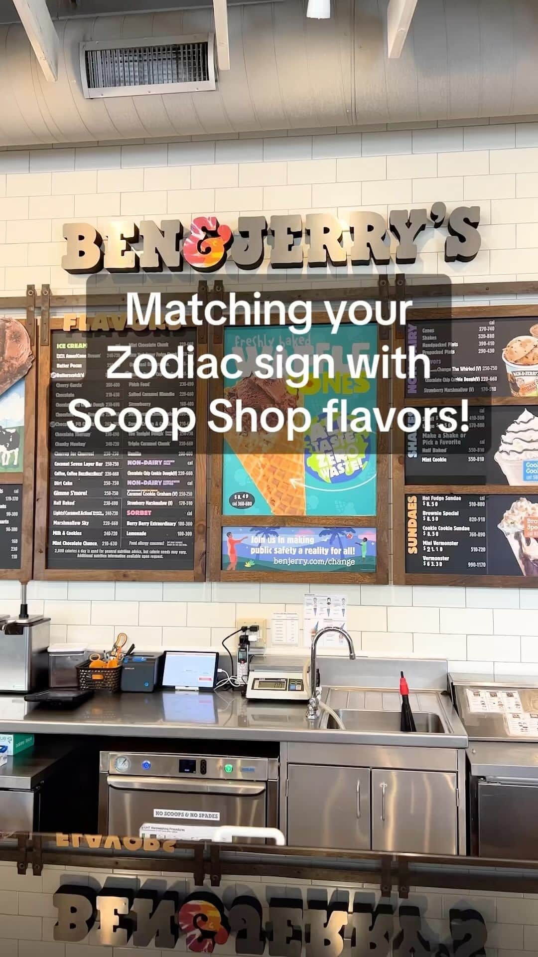 Ben & Jerry'sのインスタグラム：「What’s your sign? We’re a Taurus. ♉ #whatsyoursign #zodiac #icecream #benandjerrys #scoopshop」