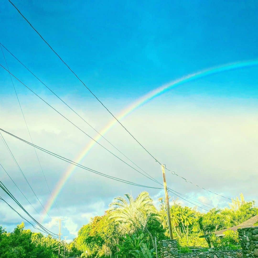 山崎美弥子さんのインスタグラム写真 - (山崎美弥子Instagram)「Day of Rainbow 虹の日。」8月21日 19時13分 - miyakoyamazaki