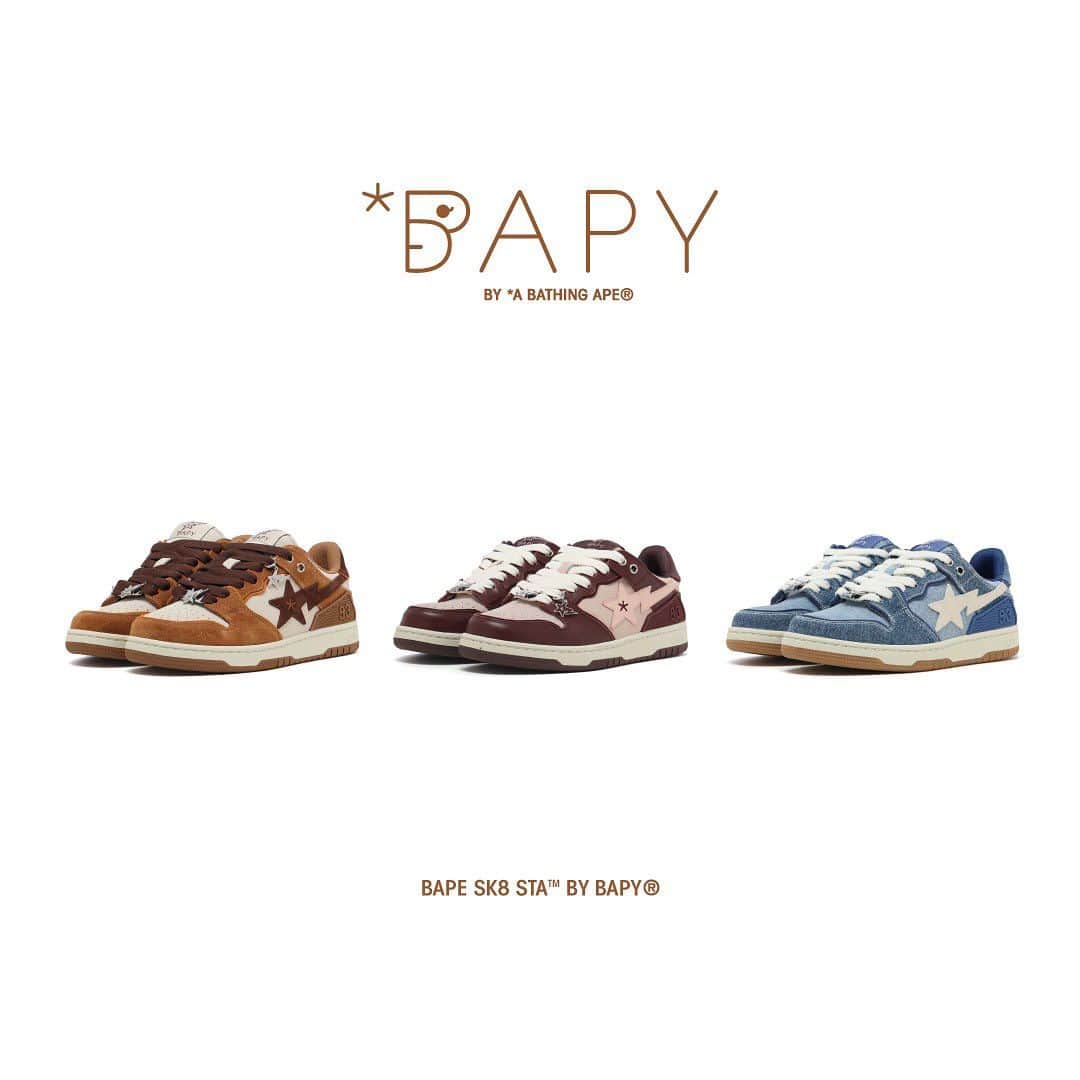 I.T IS INSPIRATIONのインスタグラム：「BAPE SK8 STA™️ by BAPY®️   Available now at selected I.T Stores and online.    @bapy_official   #ITHK #ITeSHOP #BAPY #BAPYXBAPESTA」