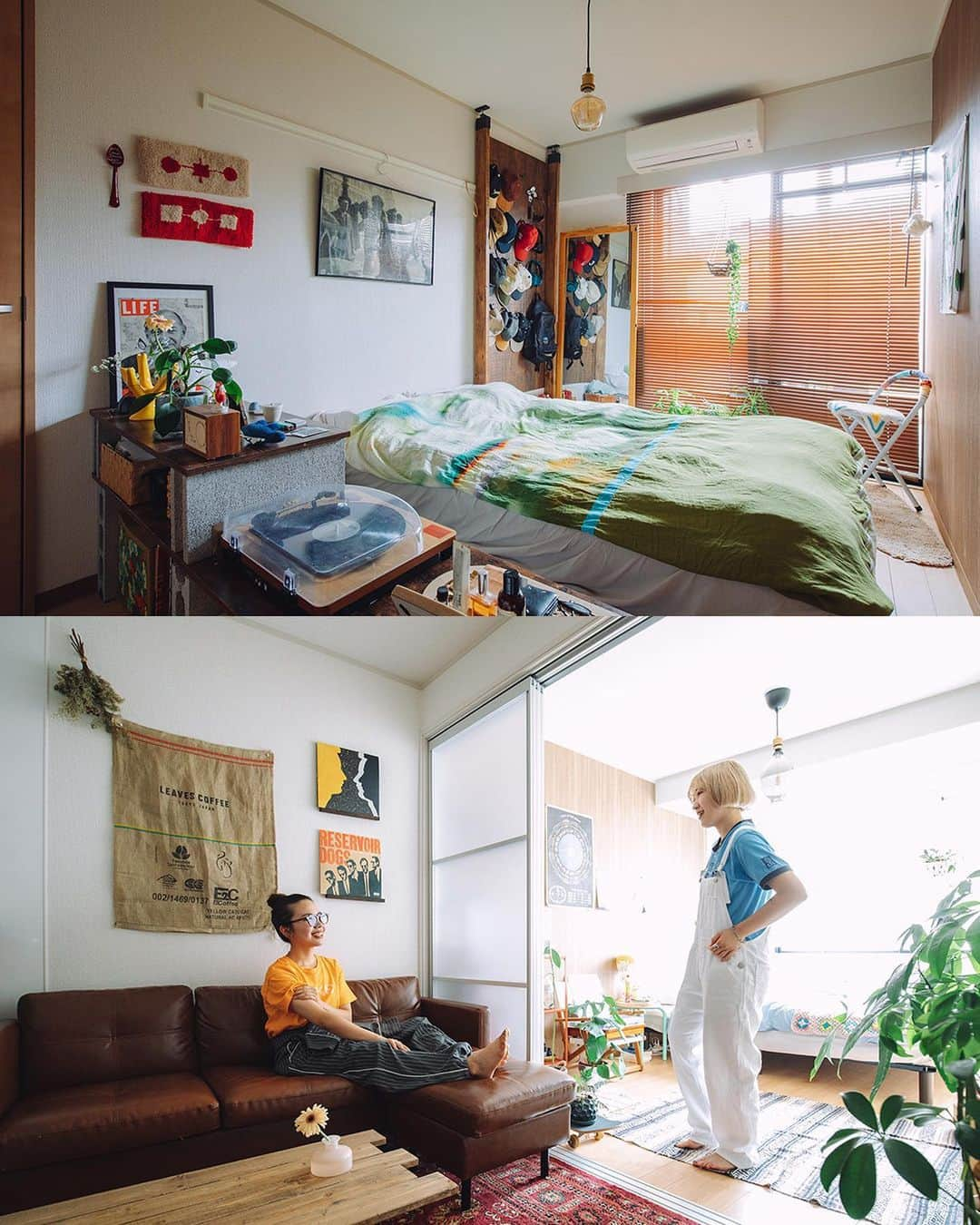 ZERO-CUBE+FUNさんのインスタグラム写真 - (ZERO-CUBE+FUNInstagram)「. 都内のカフェで働く、住まいも職場も一緒なふたり。 互いの個性を引き出し合うように暮らす、2DKの住まいを覗かせてもらった。  @m_o_n_e___   部屋のテイストは対照的だが、暮らしの足りない部分は補い合う。そんなルームシェアならではの関係性が見てとれた。  記事は @lifelabel_official プロフィールから。  #lifelabel #ライフレーベル #lifelabelmagazine #houseisentertainment #Lmag  #暮らし #暮らしを楽しむ #家づくり #パティシエ #賃貸インテリア #ホワイトインテリア #diy女子 #2DK #ルームシェア #二人暮らし #シェアハウス #観葉植物のある家 #趣味部屋 #壁掛けインテリア #植物女子 #タフティング #有孔ボード #レコード女子 #ヘッドフォン #メイクマイルーム #タフティングラグ #tonertokyo」8月21日 19時07分 - lifelabel_official