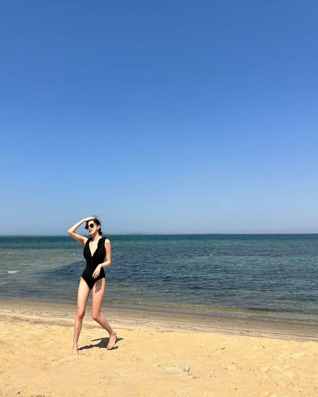 オ・ハヨンさんのインスタグラム写真 - (オ・ハヨンInstagram)「물에 빠진 생쥐 여행 다닐 적☀️🌊🐭」8月21日 18時04分 - _ohhayoung_