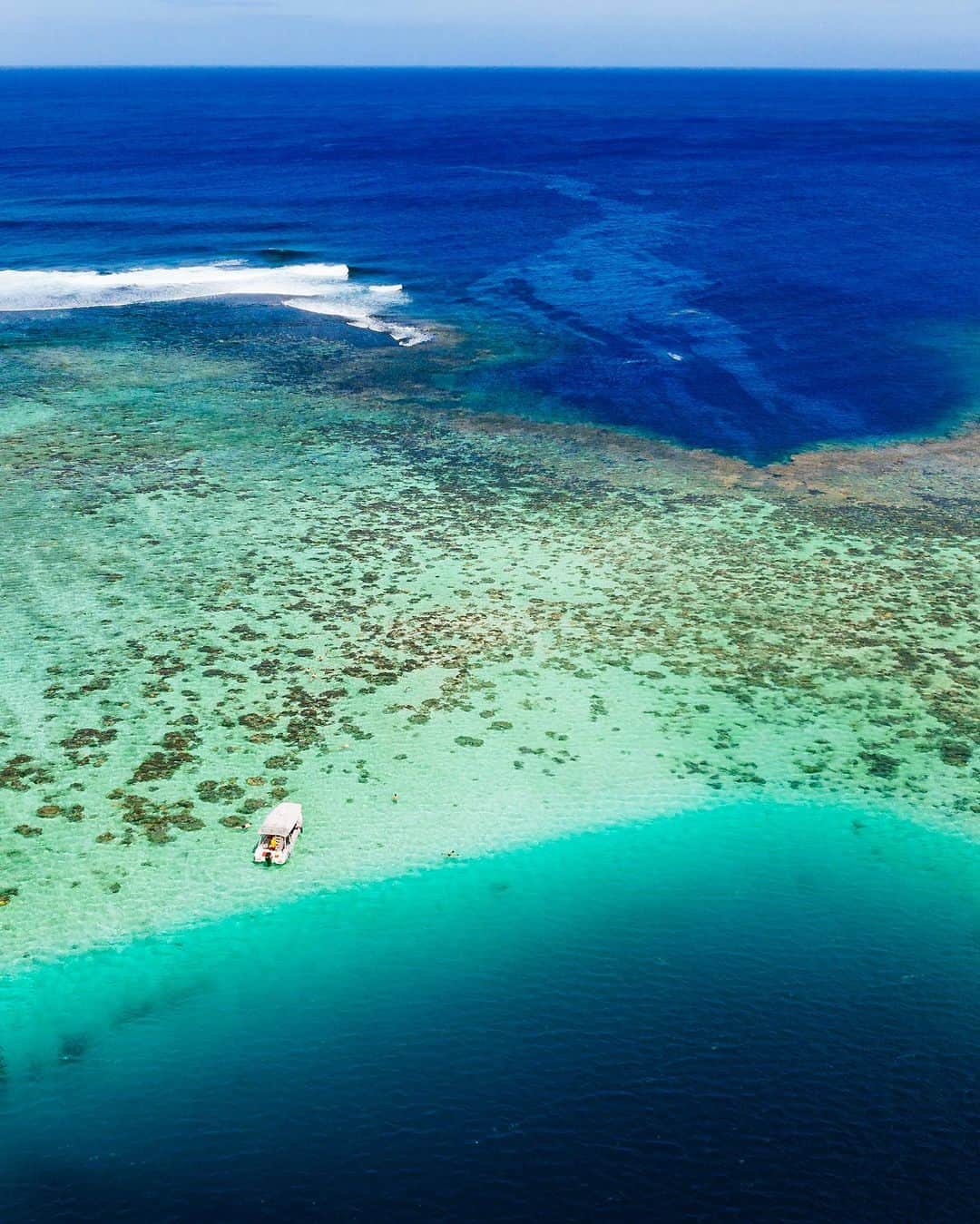 フェリシティー・パルマティアーさんのインスタグラム写真 - (フェリシティー・パルマティアーInstagram)「TAHITI PART 1.   drone image // @bradylaw」8月21日 11時46分 - flickpalmateer