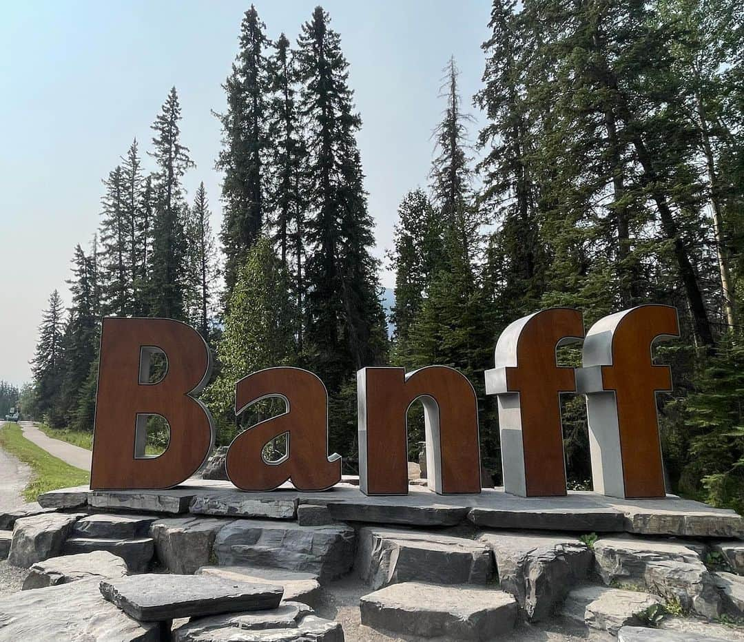 畑岡奈紗のインスタグラム：「Banff😍🏔️🏝️」