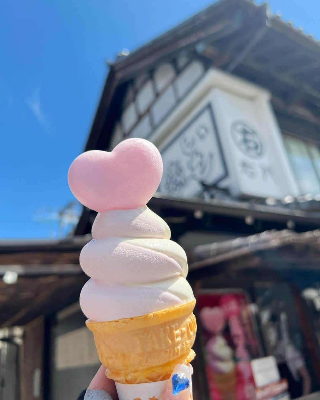 向井地美音のインスタグラム：「* チャリ飯旅 in 川越🚲」