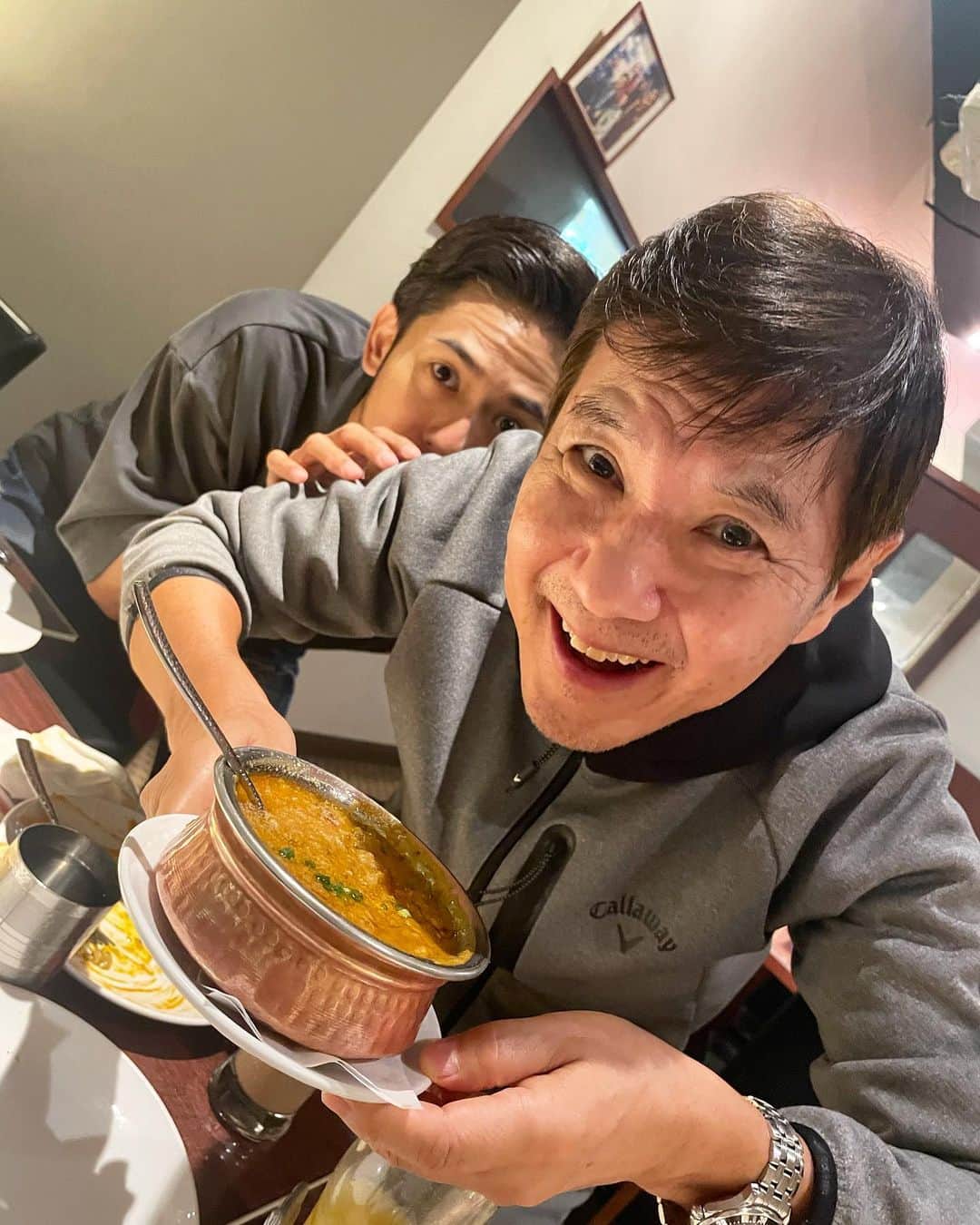 のインスタグラム：「スーリヤ！#豆カレー おいしい〜😆✨  @udchan.mg  @k_pianoman   @indianrestaurantsurya  #IndianFood #Curry」