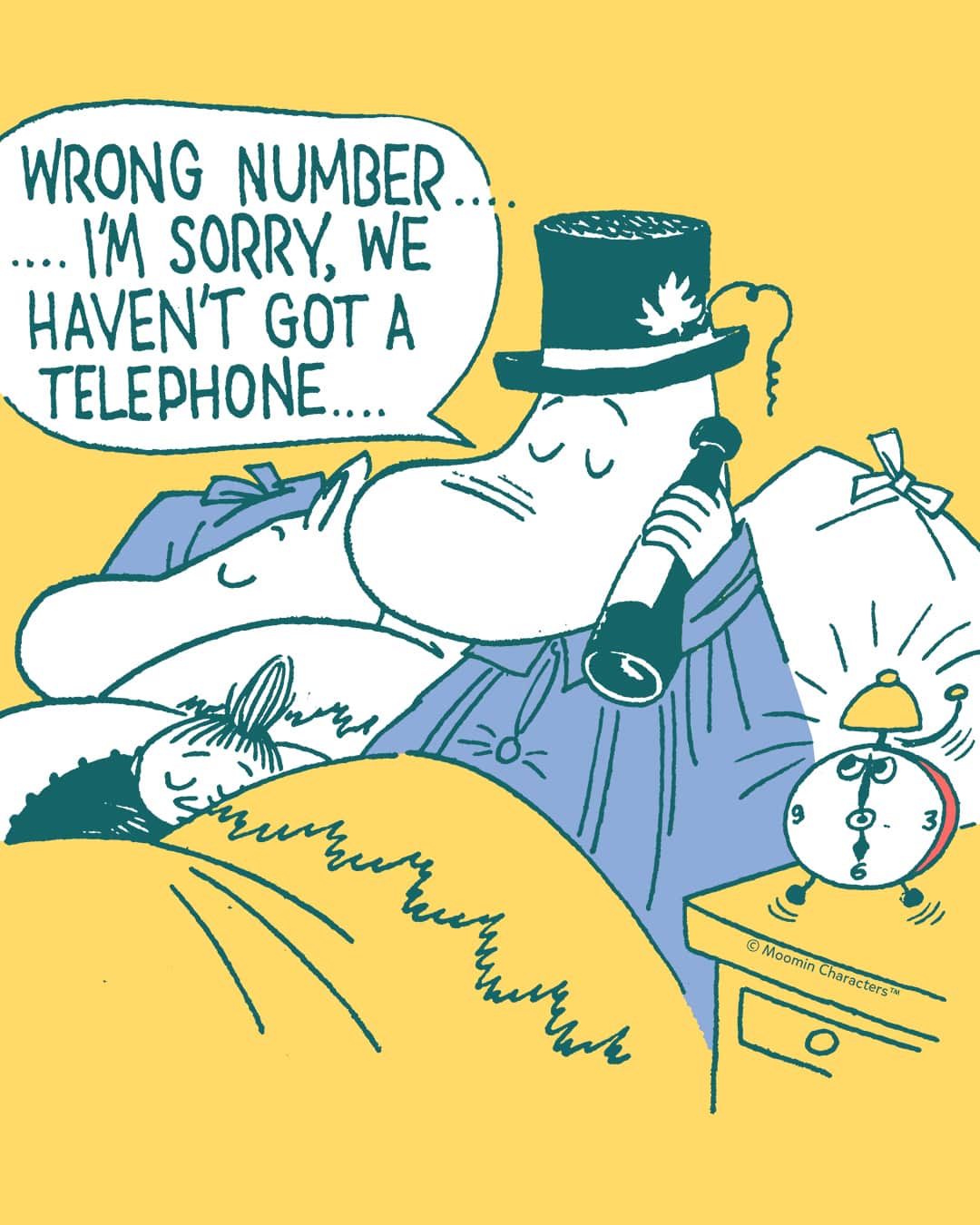 ムーミンさんのインスタグラム写真 - (ムーミンInstagram)「"Wrong number..." 📞😅 Have a Moominous start to the week!❤️ Psst! Share this with a friend to cheer up their Monday! #moomin #moominofficial」8月21日 15時48分 - moominofficial