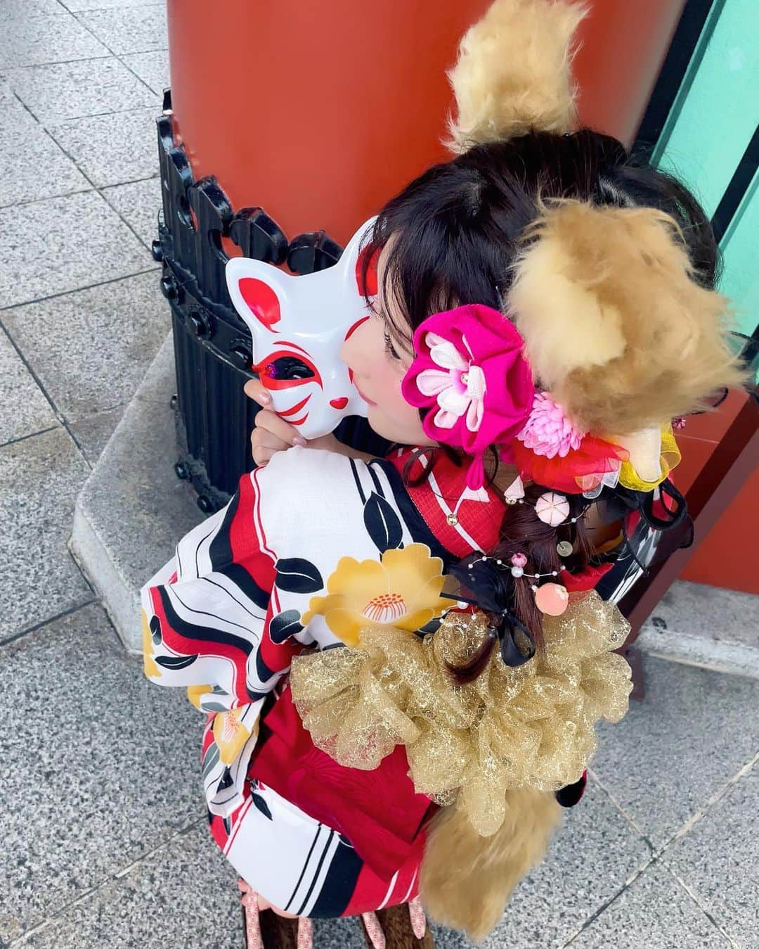 朝比奈りるさんのインスタグラム写真 - (朝比奈りるInstagram)「今年初浴衣👘 きつねの耳としっぽもついてるよ🦊♡  #くびれ職人 #followme #gravure #model #フォロー大歓迎 #グラビア #グラビアアイドル #コスプレ #instagood  #被写体  #角色扮演  #外拍模特兒  #性感內衣  #ナイスヒップ  #競泳水着」8月21日 16時23分 - riru_asahina