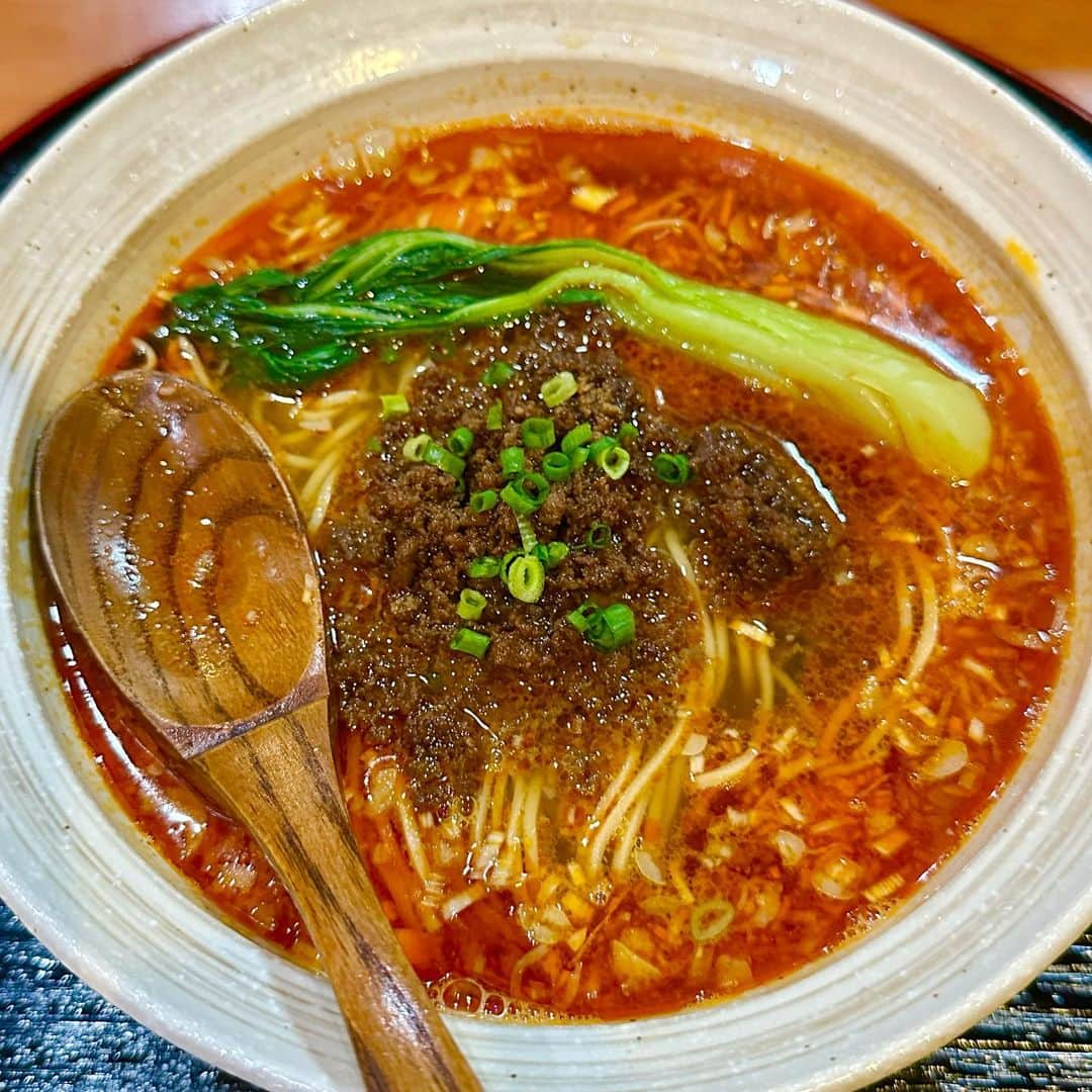 Yusukeのインスタグラム：「坦々麺🍜  #坦々麺 #上湯ヌードル#ラーメンが好き #麺が好き #ラーメン好き #ラーメン」