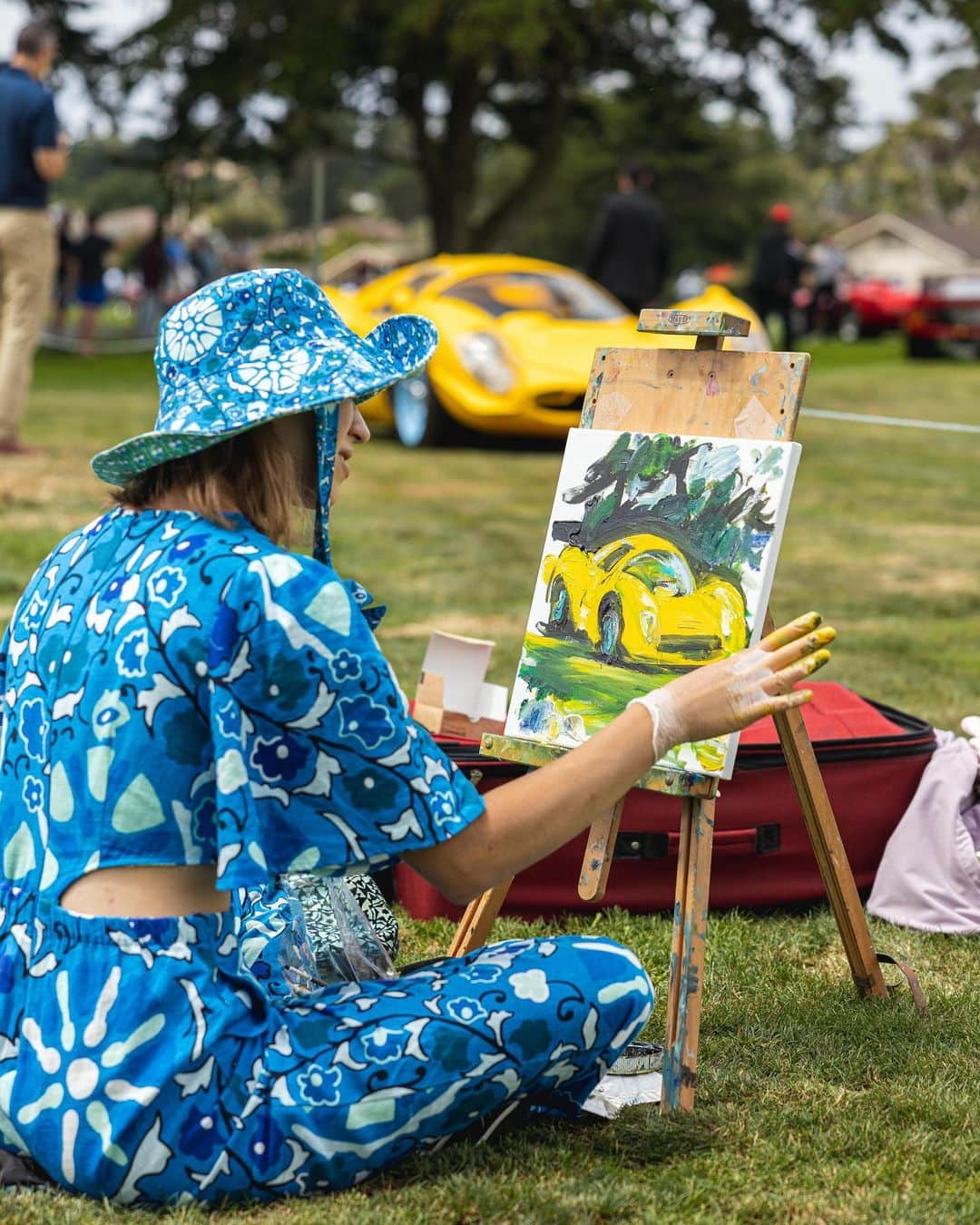 Ferrari USAのインスタグラム：「Some Ferraristi sightings at #CasaFerrari and #PebbleBeachConcours.」