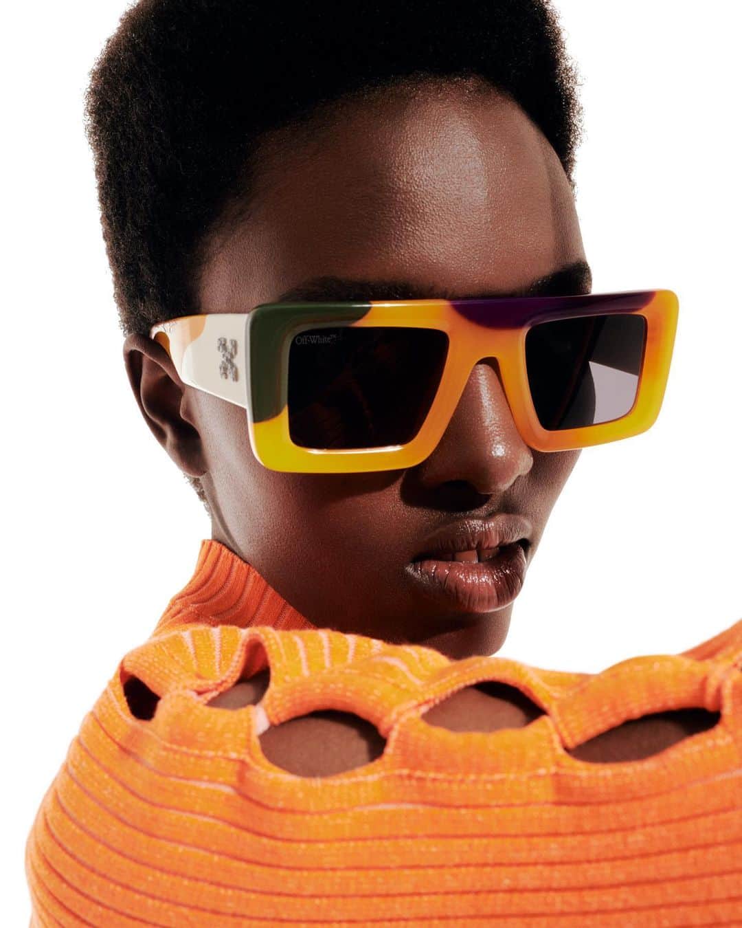 OFF-WHITE C/O VIRGIL ABLOHのインスタグラム：「Off-White™ orange "Seattle" sunglasses now available at select Off-White™ boutiques worldwide」