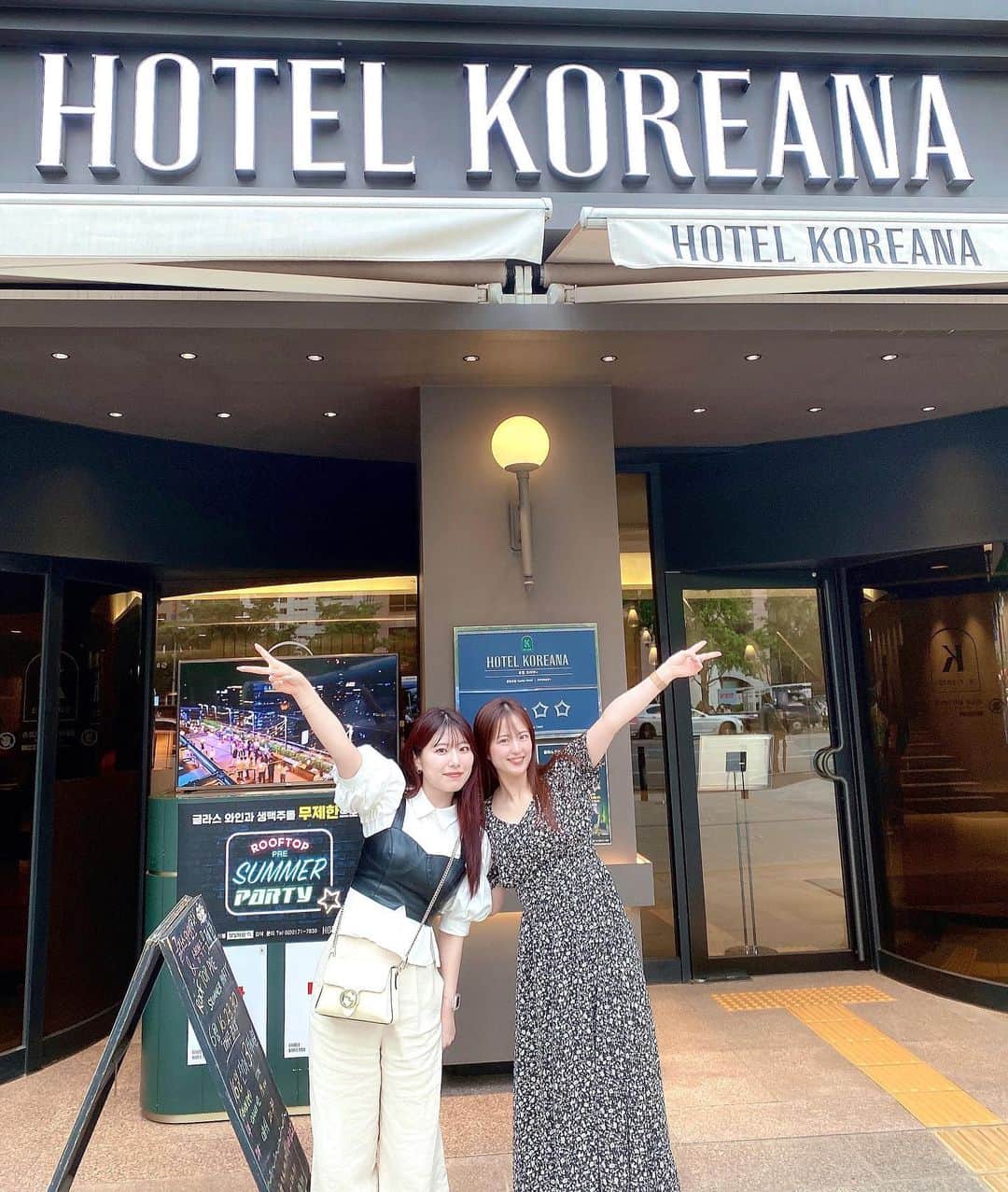 えのきさりなのインスタグラム：「. 相方と韓国旅行〜✈️ （２ヶ月以上前のお話）」