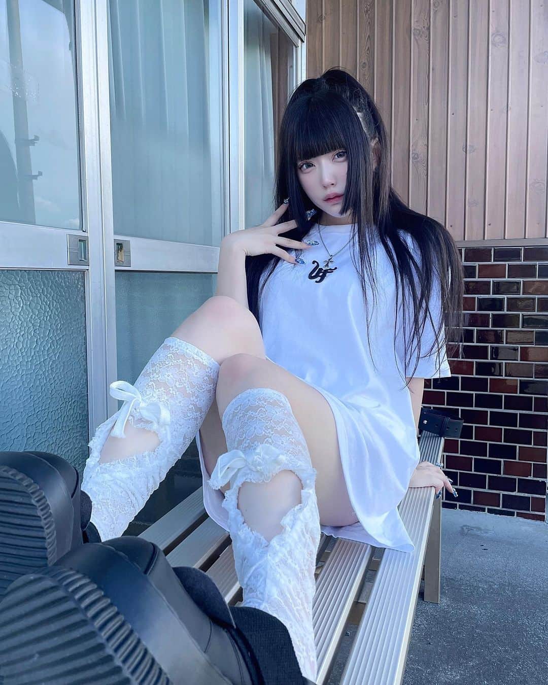 のインスタグラム：「@wilful__official さんのお洋服だよ🖤  #wiful #ウルフル #サブカル」