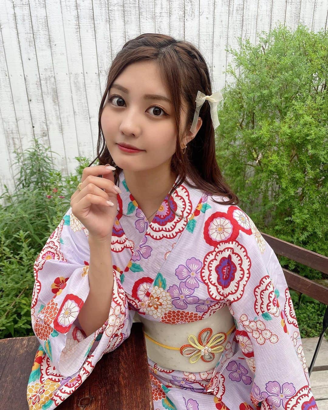 林ゆめのインスタグラム：「今年はたくさん浴衣着た☺️🫶🏻 まだまだ暑いから体調気をつけようね🥺」