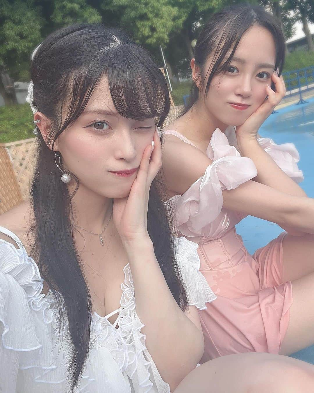 田北香世子さんのインスタグラム写真 - (田北香世子Instagram)「ふたりでいなきゃそれ夏じゃないじゃん！  #プール #西武園ゆうえんち #西武園ゆうえんちプール #shein購入品 #shein #shein水着 #水着 #アイドル」8月21日 20時21分 - kayoko_takita