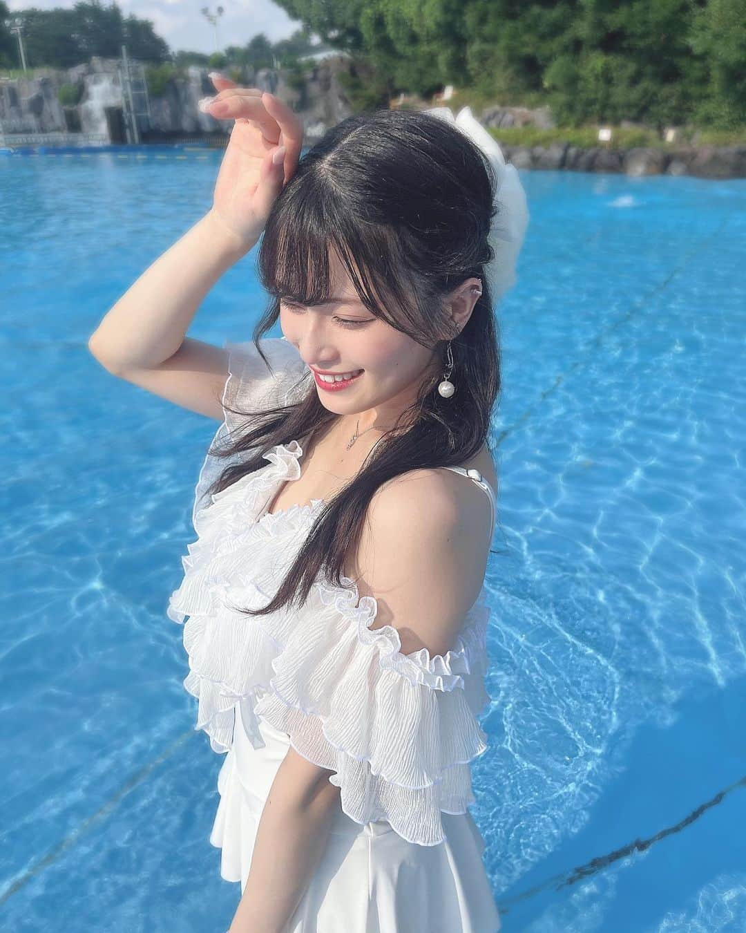 田北香世子さんのインスタグラム写真 - (田北香世子Instagram)「ふたりでいなきゃそれ夏じゃないじゃん！  #プール #西武園ゆうえんち #西武園ゆうえんちプール #shein購入品 #shein #shein水着 #水着 #アイドル」8月21日 20時21分 - kayoko_takita