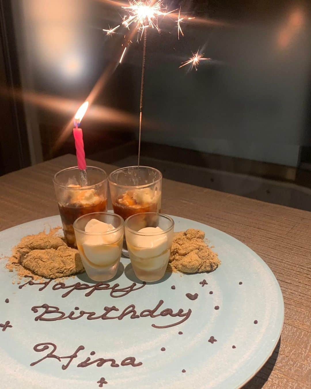 のインスタグラム：「.  .  .     親友が誕生日をお祝いしてくれました♡  お互いの誕生日は、ちょっといいごはん屋さんで美味しいものを食べます☺️  しあわせ𖤐  #代官山  #代官山ディナー」